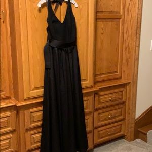 White by Vera Wang - Black V Neck